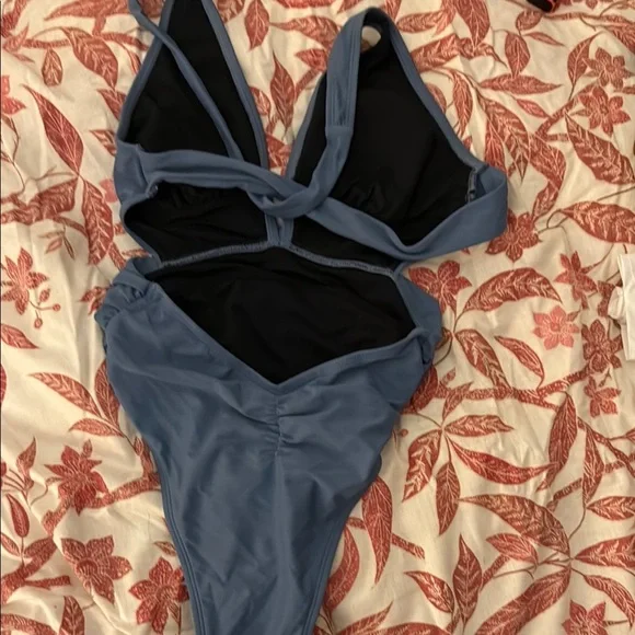 Cushe Blue One-Piece Swimsuit - Picture 2 of 2